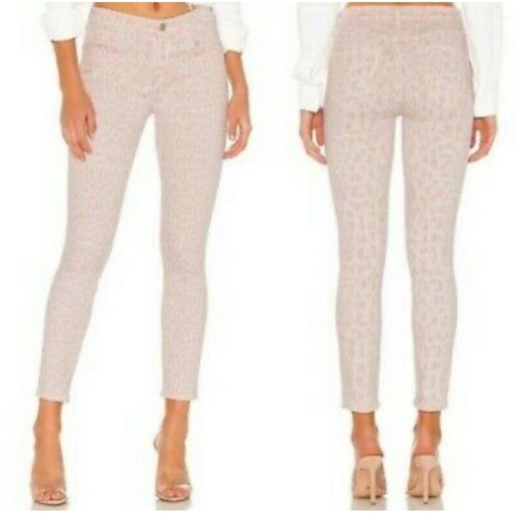 Current/Elliot Leopard Print Jeans
